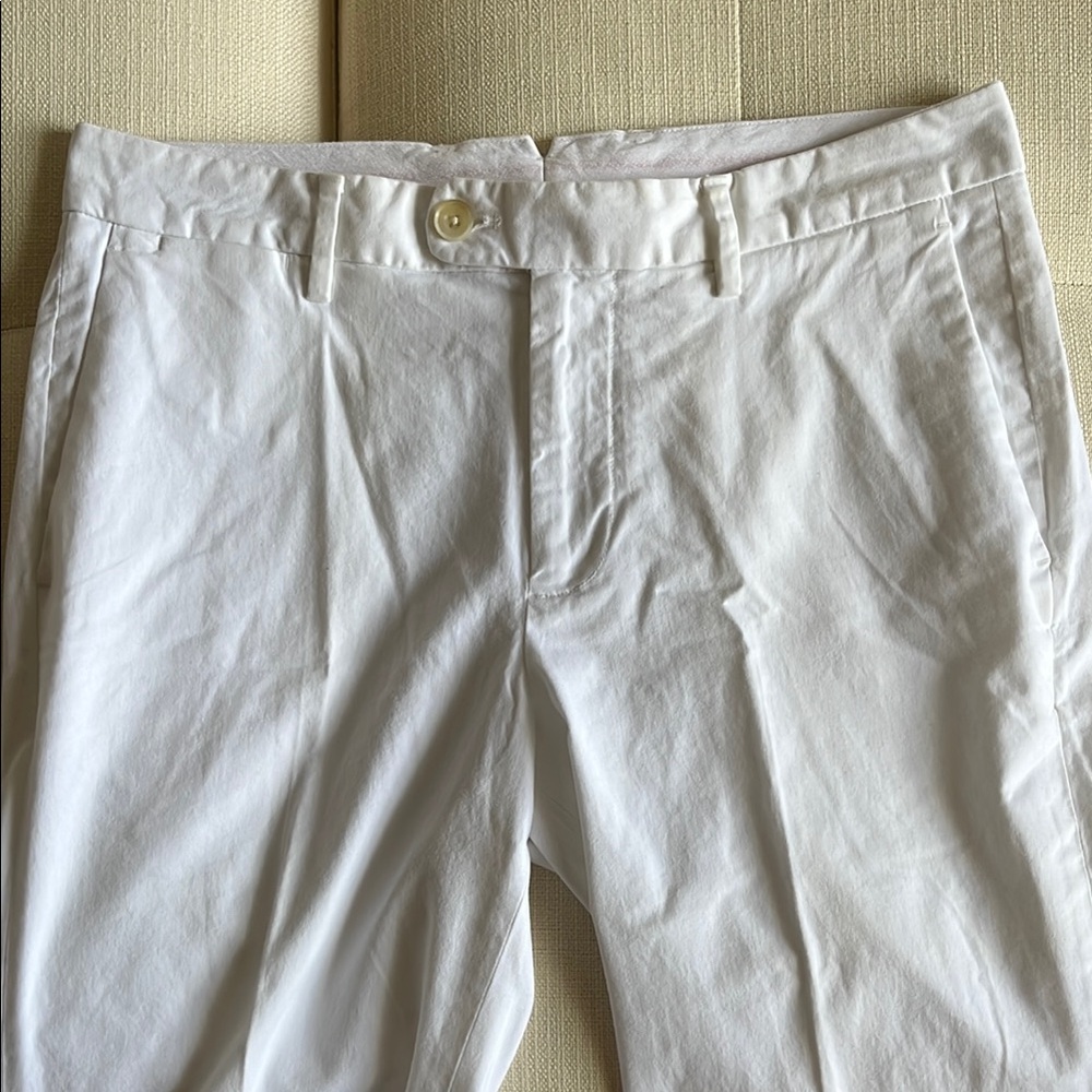 Bonobos Italian Stretch Chino Men's White Slim Pants 32 x 32 NWOT
